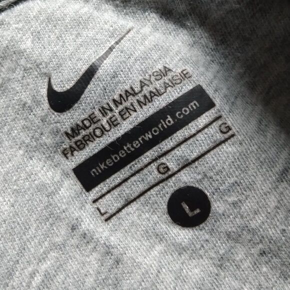 Nike Spell Out Logo Zipper hoodie Sweatshirt - Picture 4 of 9